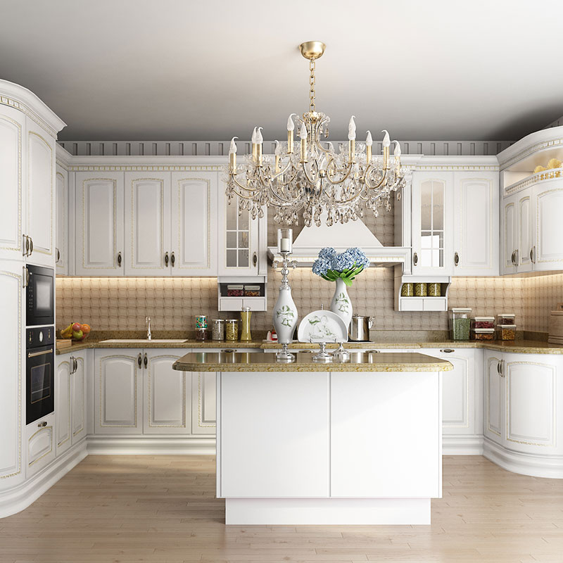 kitchen wood shaped cabinet small africa op18 alder s01 solid oppein cabinets designed traditional larger style