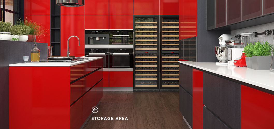 Modern-Red-Industrial-Style-Kitchen-Cabinet-OP16-L25 (2)