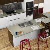 OP16-L04: Modern Wood Matte Lacquer and Melamine Kitchen Cabinet - Image 2