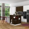 OP16-L04: Modern Wood Matte Lacquer and Melamine Kitchen Cabinet - Image 3