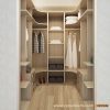 YG14-M02: Modern Wood Grain Melamine Walk-in Closet