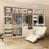 YG61447: Modern Wood Grain Melamine Walk-in Closet - Image 2