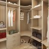 YG14-M02: Modern Wood Grain Melamine Walk-in Closet - Image 3