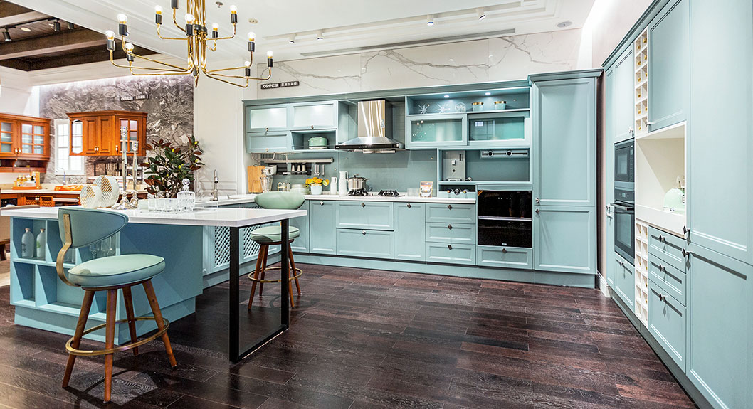 Transitional-Style-Blue-Kitchen-Cabinet-PLCC18051 (2)