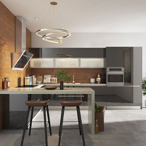 Modern-Fashion-Black-Lacquer-Shaker-Kitchen-OP19-L07