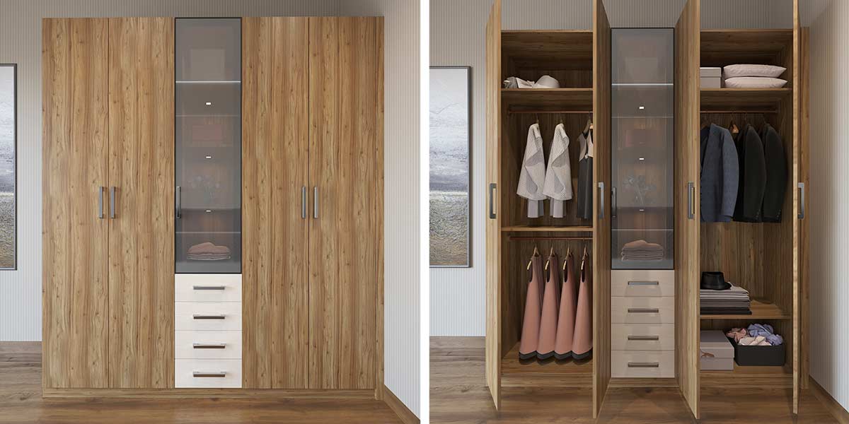 Wood-Grain-Double-door-Hinged-Wardrobe-YG19-M01 (3)