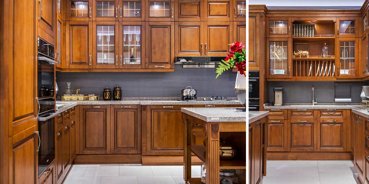 Traditional-Large-Size-Solid-Wood-Kitchen-With-Island-PLCC19122(5)
