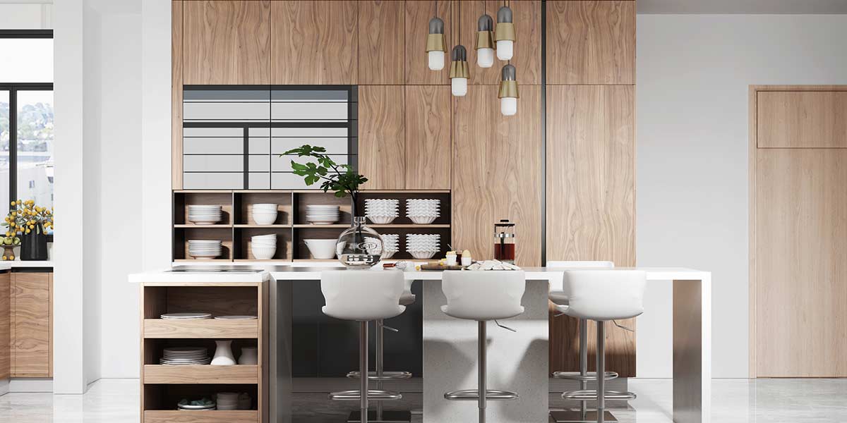 Comtemporary-Wood-Veneer-Kitchen-Cabinet-With-Island-OP20-018(3)